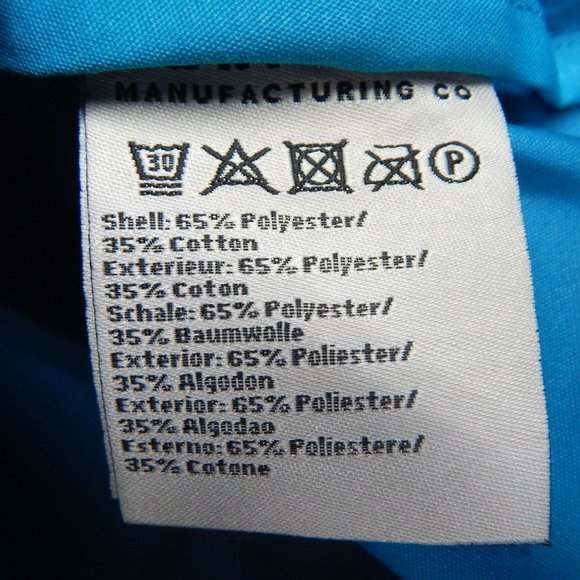 Penfield Hudson Wax 65/35 Women's Large Blue Canvas Full Zip Hooded Jacket - Picture 12 of 13